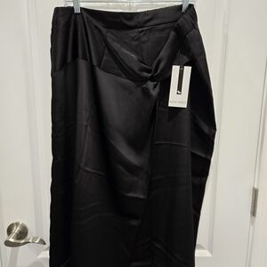 Nine West Asymmetrical Black Skirt